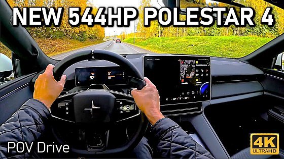 Video: NEW 544hp Polestar 4 POV Drive