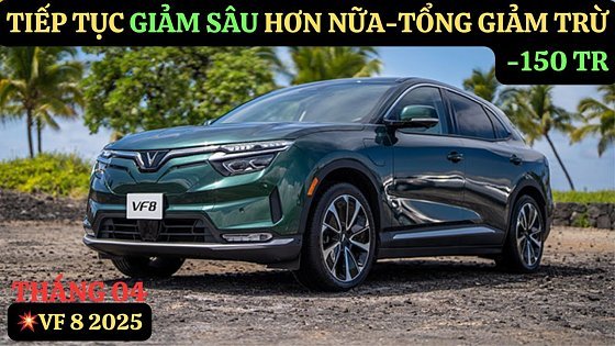 Video: ?Giảm Giá VF 8 2025 Tận Đáy Tháng 4|Ưu Đãi Bùng Nổ Cực Khủng Khiếp|Gái Lăn Bánh Xuống Quá Rẻ|GIAXEVN