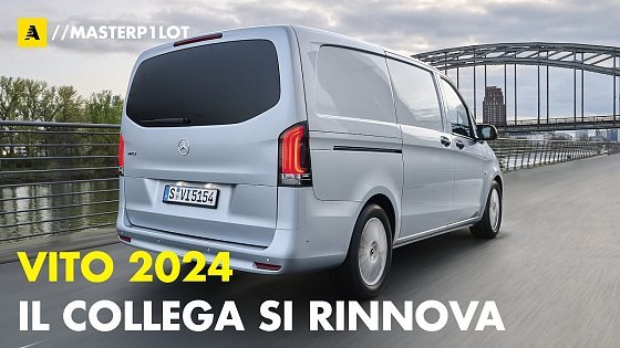 Video: Nuovo Mercedes VITO 2024 | Più tecnologia per il COLLEGA furgone. Fino a 9 posti...