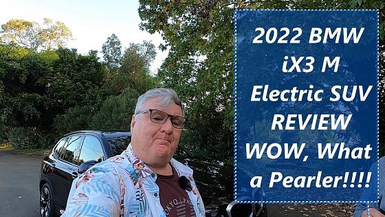 Video: 2022 BMW iX3 M Fully Electric SUV Full Review. WHOOZA!