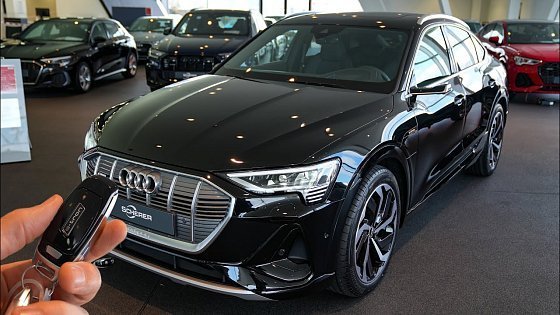 Video: 2021 Audi e-tron Sportback S line 55 quattro (408hp) - Visual Review!