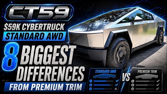Video: Standard AWD Tesla Cybertruck vs. Premium AWD and CyberBeast: 8 Major Differences Explained