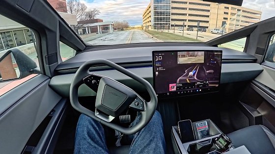 Video: 2025 Tesla Cybertruck POV Test Drive (FSD)
