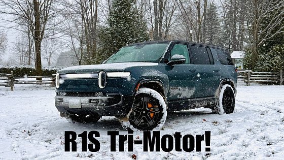 Video: 2025 Rivian R1S Tri-Motor Tested in Canada – Real Range, Snow & Acceleration