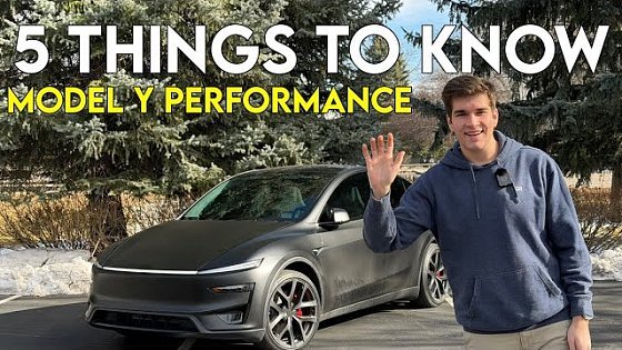 Video: 5 Things to Know About the new Model Y Performance!