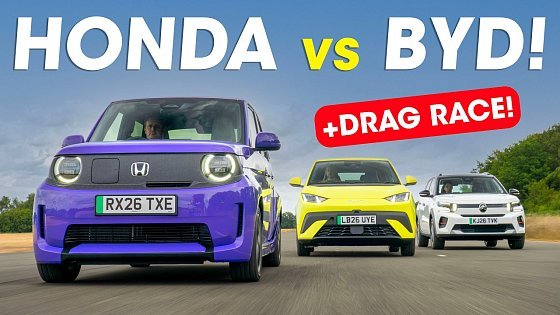 Video: NEW Honda Super-N vs BYD Dolphin Surf vs Citroen e-C3 review – what’s the BEST cheap electric car?