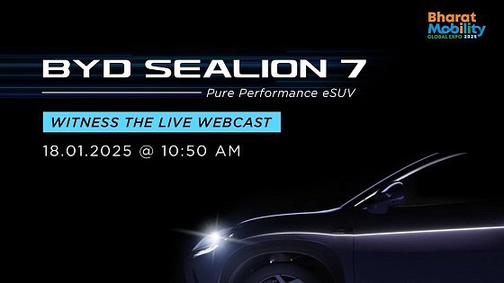 Video: Witness BYD SEALION 7 Live Webcast