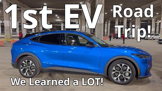 Video: Our First EV Road Trip! We Learned A LOT! Mustang Mach E
