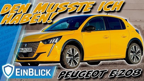 Video: Viel FREUDE, eine SCHWÄCHE! Peugeot e-208 (2020) - Wie gut ist der E-Kleinwagen nach 5 Jahren?