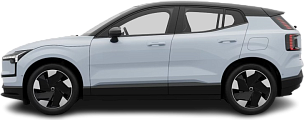 Side view photo of Volvo EX30 Single Motor Extended Range (2023-…) on transparent background