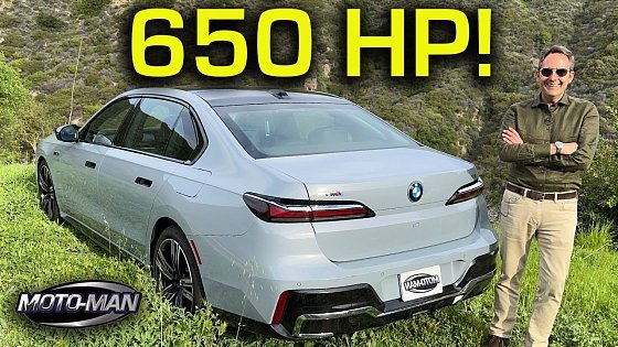 Video: BMW i7 M70: Criminally expensive. Savagely fast.