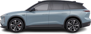 Side view photo of NIO EL6 Long Range (2023-…) on transparent background