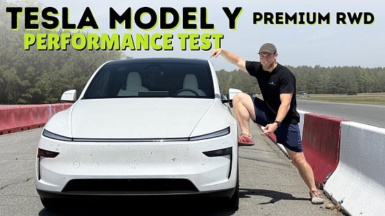 Video: 2026 Tesla Model Y Premium RWD Performance Test! Quarter-Mile Run, 0-60, Emergency Braking, & More