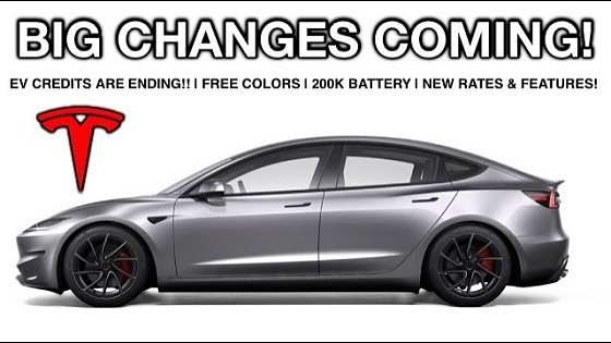 Video: Model Y/3 Big Changes Announced: Buy NOW or Wait? (2025)