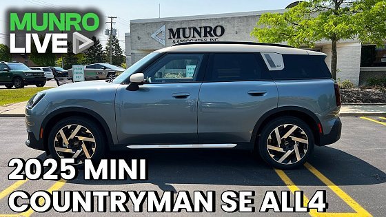 Video: 2025 MINI Countryman SE ALL4 Review | All-Electric AWD MINI SUV