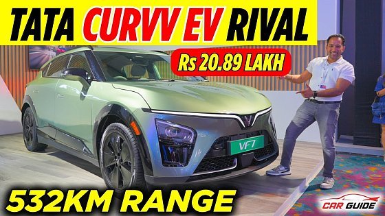 Video: 532KM Range in Rs 20 Lakh Electric Car ? Vinfast VF7 ? 70kwh Battery Back + AWD + ADAS Safety ?