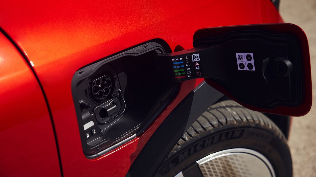 Renault Scenic E-Tech EV87 220hp (2023-…) порт для зарядки (Европа), зарядка, разъем, штекер, коннектор