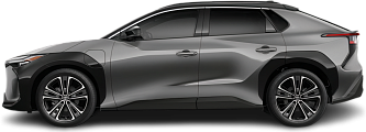 Side view photo of Toyota bZ4X AWD (2022-2025) on transparent background