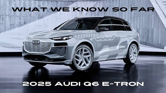 Video: 2025 Audi Q6 E-Tron review - RS Q6 E-TRON ARE EXPECTED