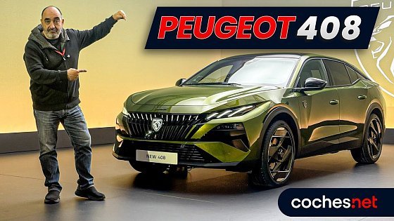 Video: Peugeot 408 2026. Ahora también en eléctrico | Primer vistazo / Review en español | coches.net