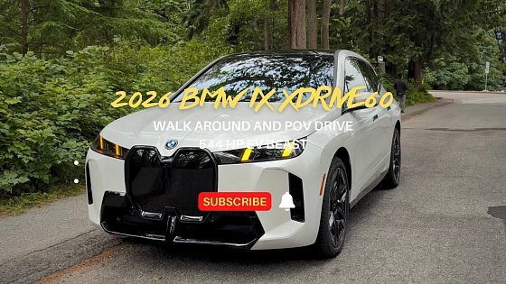 Video: 2026 BMW iX xDrive60 – Walkaround & POV Drive
