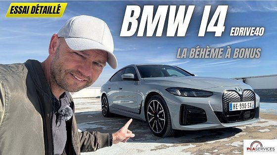 Video: BMW i4 eDrive 40 Essai de la Béhème à bonus