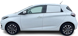 Side view photo of Renault Zoe Van Z.E. 50 R110 (2020-2023) on transparent background