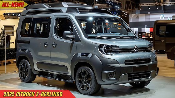 Video: 2025 Citroën e-Berlingo: Practical and Electric – The Perfect Combination