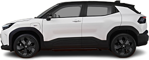 Side view photo of Toyota Urban Cruiser 49 kWh FWD (2025-…) on transparent background