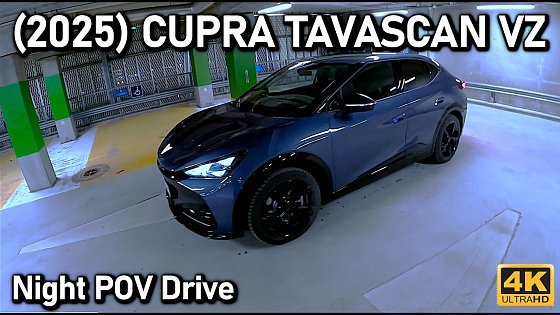 Video: (2025) NEW Cupra Tavascan VZ Ambiente Lights Night POV Drive