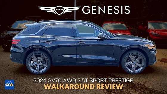 Video: 2024 Genesis GV70 | BEST Value Luxury Compact SUV? | GV70 AWD 2.5T Sport Prestige Review