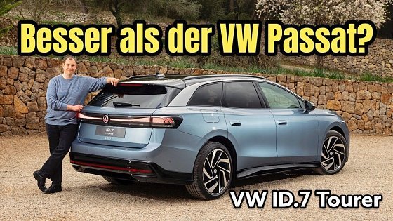 Video: VW ID.7 Pro S Tourer - der vollelektrische VW Passat Variant? | Erster Blick-Test des E-Kombi