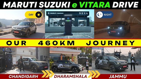 Video: Maruti’s Electric Car ⚡️ e VITARA Drive of 460 KM ? Day & Night ? Real Range + Price ?? ?