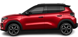 Side view photo of Citroën e-C3 (2024-…) on transparent background