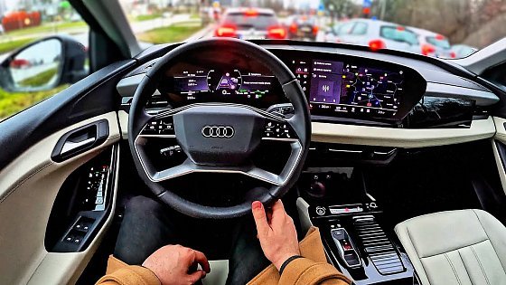 Video: 2025 Audi Q6 e-tron 225kW performance | POV Test Drive