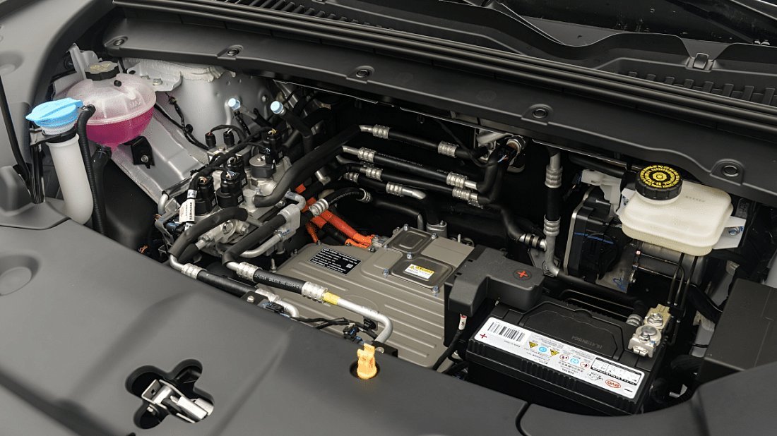 BYD Atto 2 Active FWD (2025-…) передний багажник (frunk), под капотом, место для хранения, груз, вместимость, дополнительное пространство