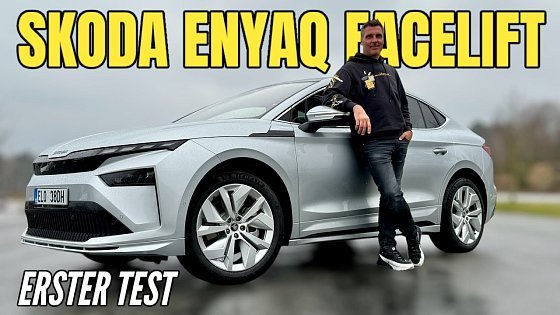 Video: SKODA ENYAQ 2025: Facelift im ersten Test! Der große Bruder des Elroq | Coupé | Preis | Reichweite