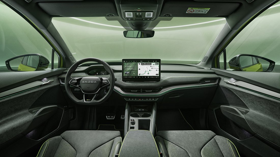 Фото Škoda Enyaq RS (2025-...) интерьер