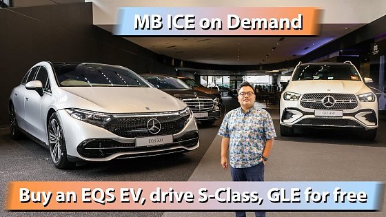 Video: Mercedes-Benz ICE on Demand - buy an EQS, drive S-Class, GLE for free