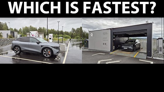 Video: Zeekr 7X 100 kWh charging on 500 kW vs Nio EL8 battery swap comparison