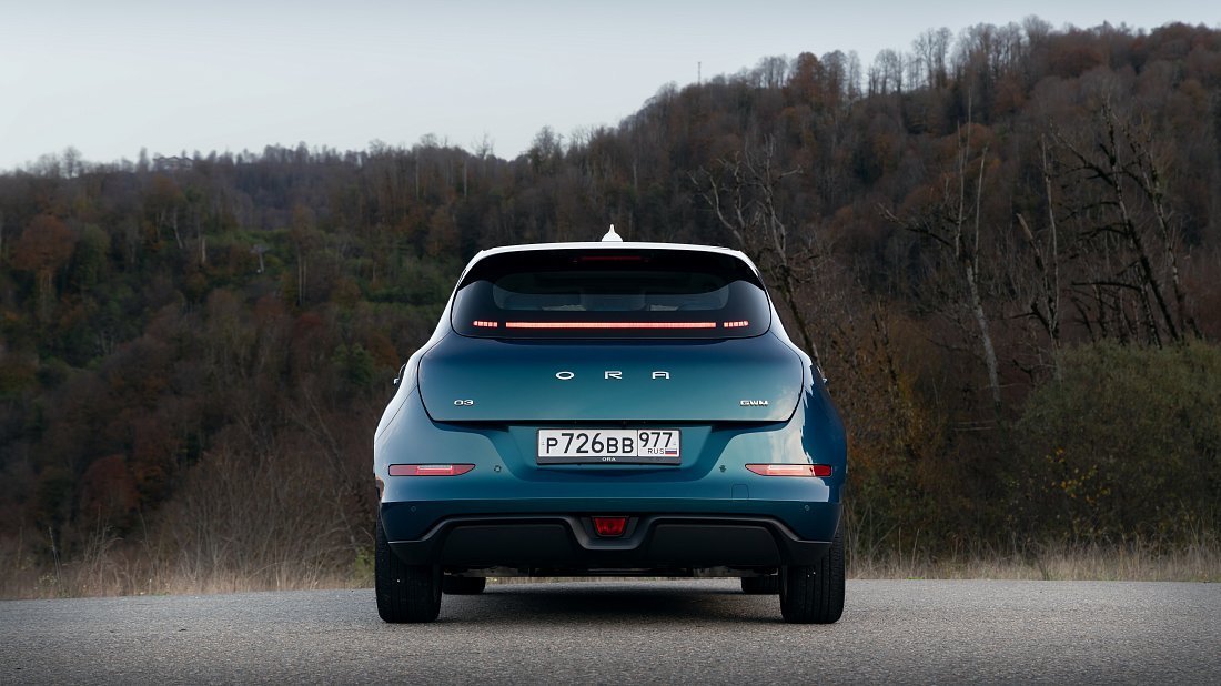Фото GWM ORA 03 63 kWh (2023-…) вид сзади, задние фонари