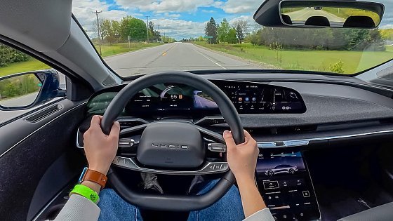 Video: 2025 Lucid Air Pure - POV First Drive (Binaural Audio)