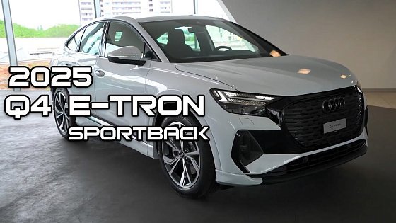 Video: New Audi Q4 E-tron Sportback Review 2025! A Look At New Upgrades & Features