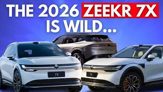 Video: Zeekr Reveal NEW 7X with 900V, 700kw Charging and 2.9 Seconds 0-100