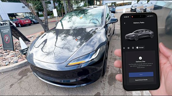 Video: 2025 Tesla Model 3 Long Range AWD Delivery!
