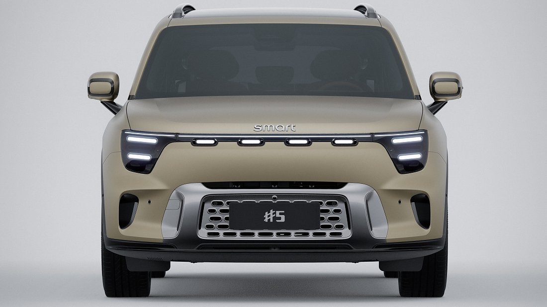 Smart #5 Pro+ (2025-…) передняя часть, решетка радиатора, фары, бампер, экстерьер