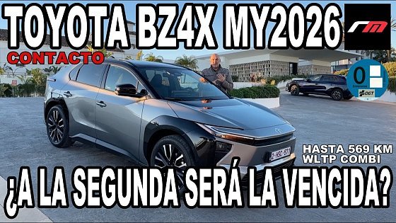 Video: TOYOTA BZ4X 2026 | SUV-D BEV | ELECTRICO | CONTACTO | revistadelmotor.es