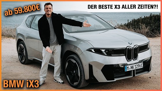 Video: BMW iX3 im Test (2026) Der BESTE X3 aller Zeiten ab 59.800€?! Fahrbericht | Review | Neue Klasse