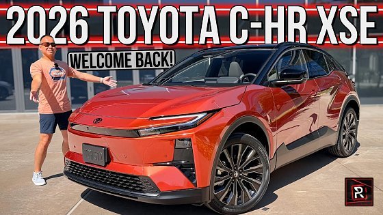 Video: The 2026 Toyota C-HR XSE Is A Reincarnated Electric Coupe High Riding SUV