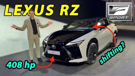 Video: First Lexus RZ 550e F-Sport Premiere REVIEW